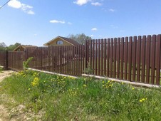 Фото забора из штакетника в Анапе