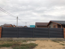 Фото забора из штакетника в Анапе
